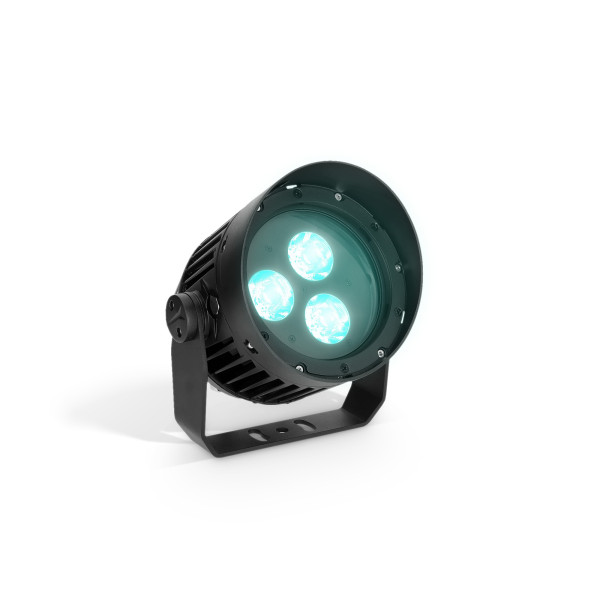 Cameo DURA® SPOT 60 - installációs spotlámpa, 3x20 W RGBW LED, IP67 besorolás, fekete