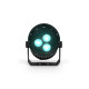 Cameo DURA® SPOT 60 - installációs spotlámpa, 3x20 W RGBW LED, IP67 besorolás, fekete