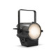 Cameo F2 T IP - színházi spotlámpa Fresnel lencsével Tungsten (volfrám) fényű LED, zoom, fekete ház, IP65