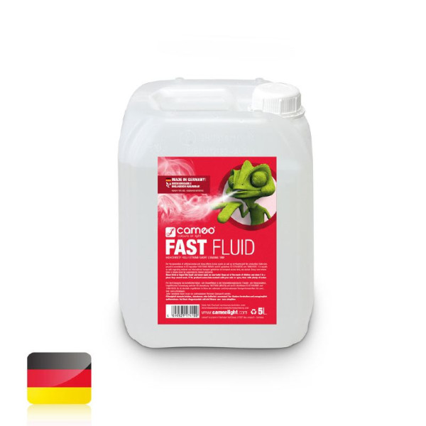Cameo FAST FLUID 5 L - füstgépekbe való folyadék nagyon sűrű füsthöz, nagyon rövid szétoszlási idővel, 5 liter Cameo FAST FLUID 5 L - füstgépekbe való folyadék nagyon sűrű füsthöz, nagyon rövid szétoszlási idővel, 5 liter