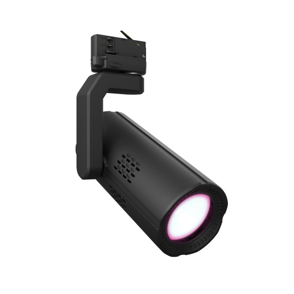 Cameo G4 FC - sínre szerelhető lámpa RGBL LED-del, fekete