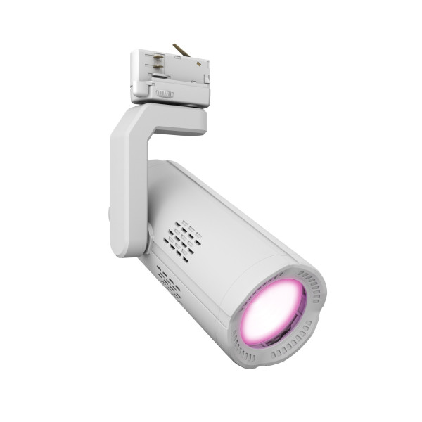 Cameo G4 FC - sínre szerelhető lámpa RGBL LED-del, fehér