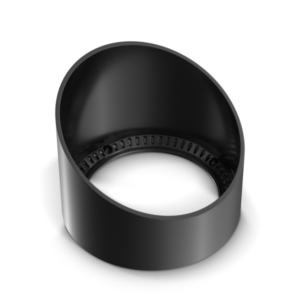 Cameo H1 HALFSNOOT - árnyékoló keret fél lencse, a CL-H1** beltéri épületvilágító (derítő) lámpákhoz, fekete