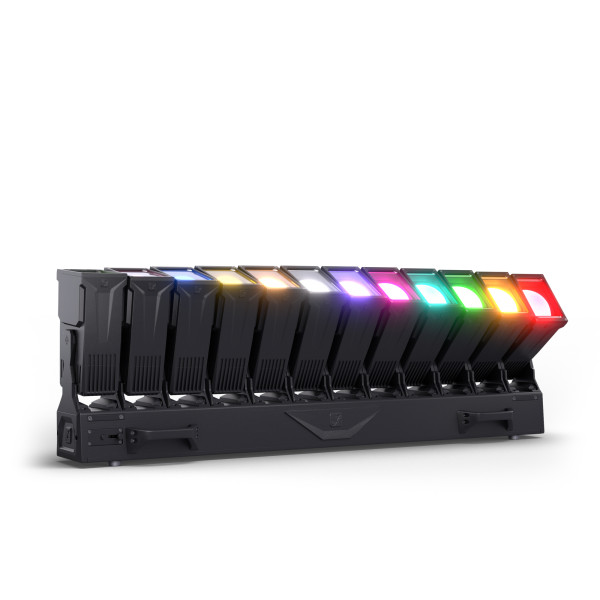 Cameo OTOS® LC12 - mozgófejes LED sáv, 12x50 W RGBL LED, IP65 védettséggel