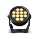 Cameo FLAT PRO 12 G2 - kültéri spotlámpa, 12x10 W RGBWA LED,  fekete ház
