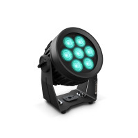 Cameo FLAT PRO 7 G2 - kültéri spotlámpa, 7x10 W RGBWA LED,  fekete ház