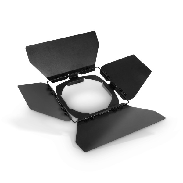 Cameo STUDIO PAR G2 BARNDOOR - terelőlemez LED Stúdió PAR G2 lámpákhoz, 4 darab fekete fényterelő lappal Cameo STUDIO PAR G2 BARNDOOR - terelőlemez LED Stúdió PAR G2 lámpákhoz, 4 darab fekete fényterelő lappal
