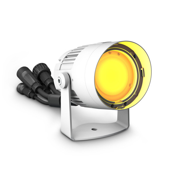 Cameo Q-SPOT 40 IW - kompakt kültéri 40 W-os RGBW LED-del, IP65, fehér házban