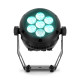 Cameo ROOT® PAR IP - spotlámpa, kültéri (IP65), 7 x 8 W, RGBW LED, fekete Cameo ROOT® PAR IP - spotlámpa, kültéri (IP65), 7 x 8 W, RGBW LED, fekete