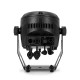 Cameo ROOT® PAR IP - spotlámpa, kültéri (IP65), 7 x 8 W, RGBW LED, fekete Cameo ROOT® PAR IP - spotlámpa, kültéri (IP65), 7 x 8 W, RGBW LED, fekete