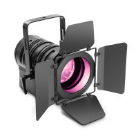 Cameo TS 60 W RGBW - színházi spotlámpa PC lencsével 60 W-os RGBW LED-del,  kézi zoommal, fekete házban