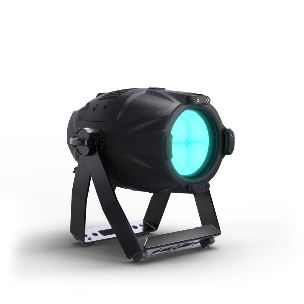 Cameo ZIYA® 200 - professzionális kültéri zoom PAR lámpa, 4x60 W RGBL LED, kültéri (IP65) kivitel, fekete