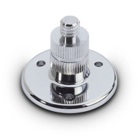 Adam Hall D921 - talp gégecsőhöz 3/8" menettel, ezüst