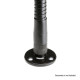 Adam Hall D921 BLK - talp gégecsőhöz 3/8" menettel, fekete