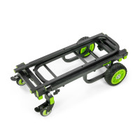 Gravity CART M 01 B - szállító kocsi, többfunkciós 8 az 1-ben konfiguráció, 150 kg terhelhetőség, fekete