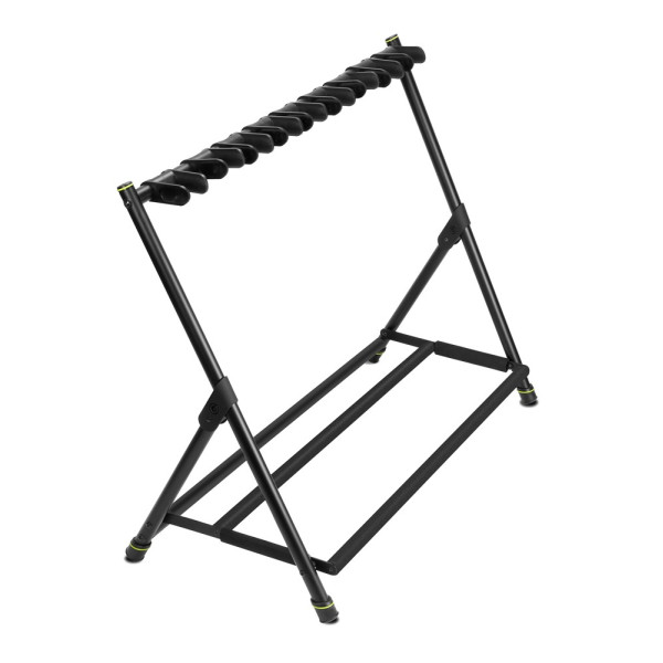 Gravity VARI®-G 9 - gitárállvány Vari G9, 9 darab minden típusú gitárhoz, összecsukható, fekete