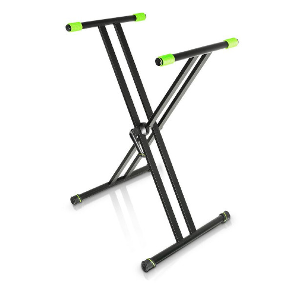 Gravity KSX 2 - billentyűállvány, dupla X típusú, gyorszárral, fekete Gravity KSX 2 - billentyűállvány, dupla X típusú, gyorszárral, fekete