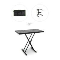 Gravity KSX 2 RD SET 2 - billentyűállvány készlet – dupla X-állvány + Rapid Desk asztallap + laptop állvány + szállítótáska Gravity KSX 2 RD SET 2 - billentyűállvány készlet – dupla X-állvány + Rapid Desk asztallap + laptop állvány + szállítótáska