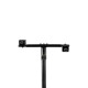 Gravity LS SUPER TB 01 - hangfalállvány adapter, szuper mini lámpatartó T-rúd 35 mm-es állványhoz, TV 17-es csatlakozókkal, fekete