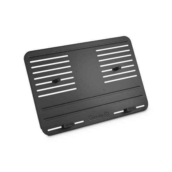 Gravity LTS TRAY 1 - laptop és kontroller tálca, állítható rögzítőcsapokkal, fekete Gravity LTS TRAY 1 - laptop és kontroller tálca, állítható rögzítőcsapokkal, fekete