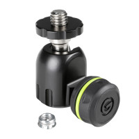 Gravity MS QT 1 B - gömbcsukló, mikrofon adapter 3/8”(1/4”) anya és 3/8” apa menettel Gravity MS QT 1 B - gömbcsukló, mikrofon adapter 3/8”(1/4”) anya és 3/8” apa menettel