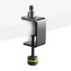 Gravity MS TM 1 B - asztali satu, 3/8”-os csavarral, gégecsőhöz, mikrofonhoz, fekete