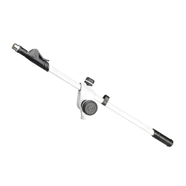 Gravity MS W 22 - gém , 2 ponton állítható dupla mikrofonállvány gém, fehér Gravity MS W 22 - gém , 2 ponton állítható dupla mikrofonállvány gém, fehér