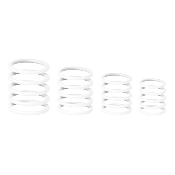 Gravity RP 5555 WHT 1 - univerzális gyűrűkészlet, minden Gravity termékhez, fehér