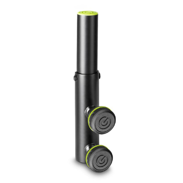 Gravity SA VARI®-TILT - hangfalállvány adapter, változtatható dőlésszögű 35 mm-es hangfalállvány vég, fekete