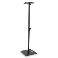 Gravity SP 3202 CS B - hangfalállvány, stúdiómonitorhoz, négyszögletes acél talppal, fekete