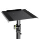 Gravity SP 3202 CS B - hangfalállvány, stúdiómonitorhoz, négyszögletes acél talppal, fekete Gravity SP 3202 CS B - hangfalállvány, stúdiómonitorhoz, négyszögletes acél talppal, fekete