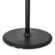 Gravity SP 3202 LR B - hangfalállvány, stúdiómonitorhoz, kerek acél talppal, fekete