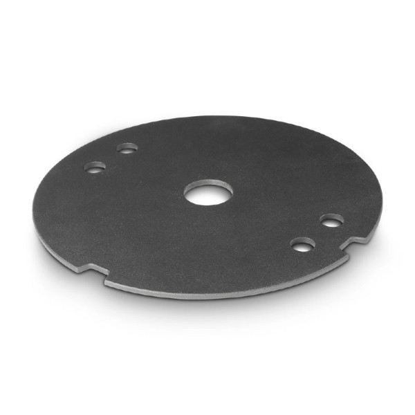 Gravity WB 123 WP B - hangfalállvány kiegészítő talp, öntöttvas súlytárcsa, 5 kg, fekete