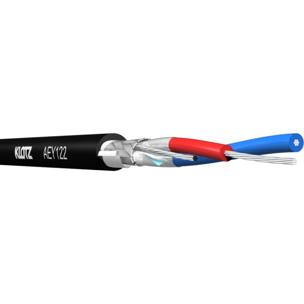 Klotz AEY122.100 - AES/EBU (DMX) patchkábel, 110 Ohm, 100 m