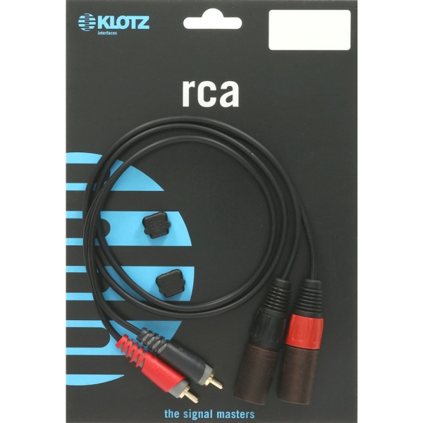 Klotz AT-CM0300 - XLR-RCA dupla kábel, 3 m
