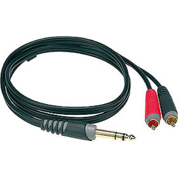 Klotz AY3-0300 - Y kábel, JACK-RCA, 3 m