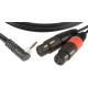Klotz AY8A0100 - Y kábel, JACK-XLR, 1 m
