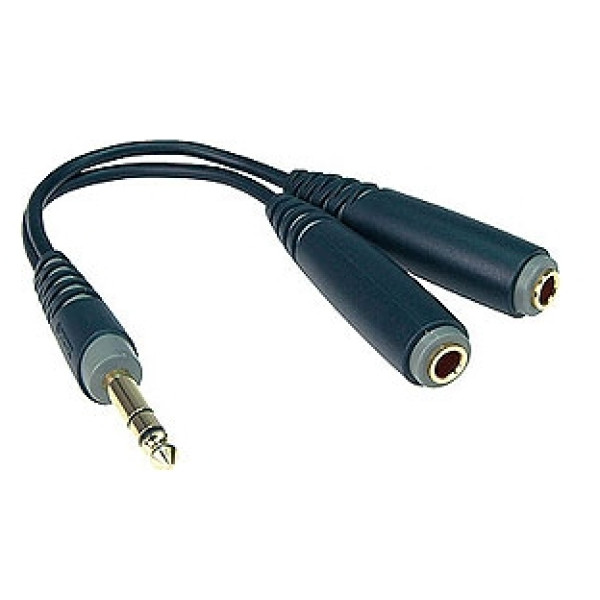 Klotz AYB-1 - Y adapter kábel, JACK-JACK, 0,2 m