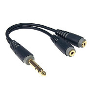 Klotz AYB-2 - Y adapter kábel, JACK-JACK, 0,2 m Klotz AYB-2 - Y adapter kábel, JACK-JACK, 0,2 m