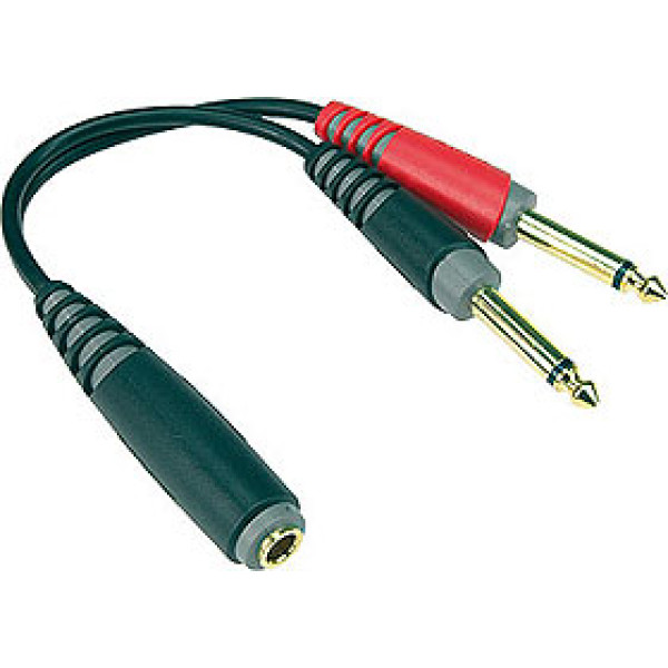 Klotz AYS-5 - Y adapter kábel, JACK-JACK, 0,2 m