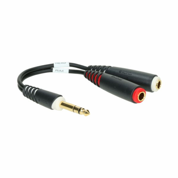 Klotz AYS-8 - Y adapter kábel, e-drum splitte, JACK 3M - 2xJACK 2F, 0,2 m Klotz AYS-8 - Y adapter kábel, e-drum splitte, JACK 3M - 2xJACK 2F, 0,2 m