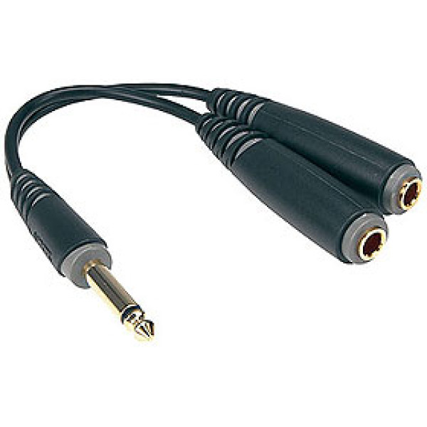 Klotz AYU-2 - Y adapter kábel, JACK-JACK, 0,2 m