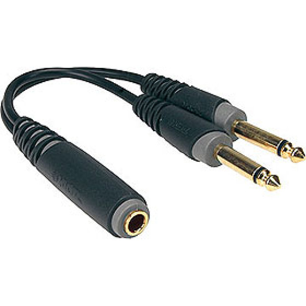 Klotz AYU-5 - Y adapter kábel, JACK-JACK, 0,2 m