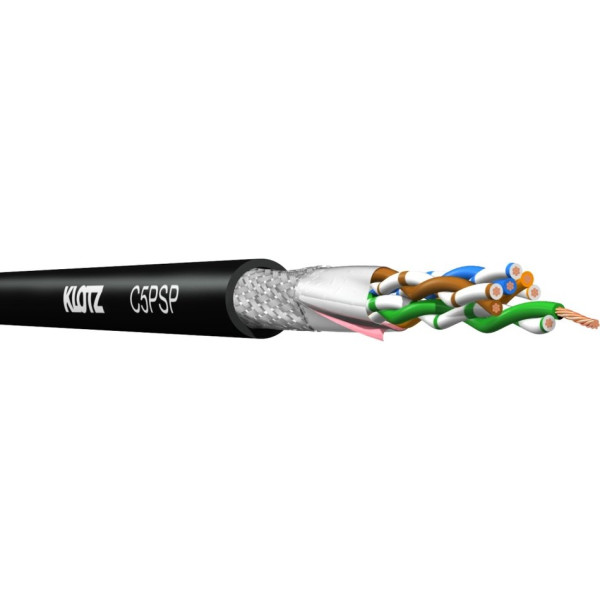 Klotz C5PSP.200 - CAT5e installációs 5e-SF/UTP kábel, PUR, 200 m Klotz C5PSP.200 - CAT5e installációs 5e-SF/UTP kábel, PUR, 200 m