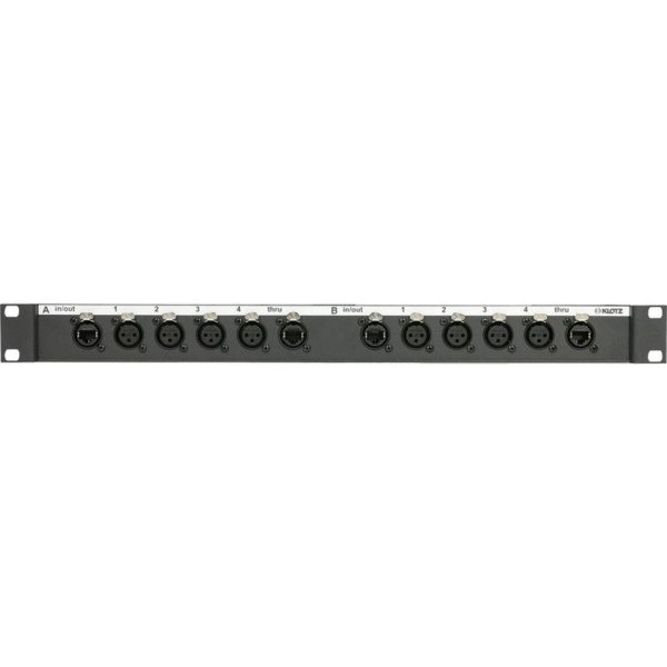 Klotz CLAES240R - CATLink 2 x négycsatornás mikrofon/vonal/AES stagebox Klotz CLAES240R - CATLink 2 x négycsatornás mikrofon/vonal/AES stagebox