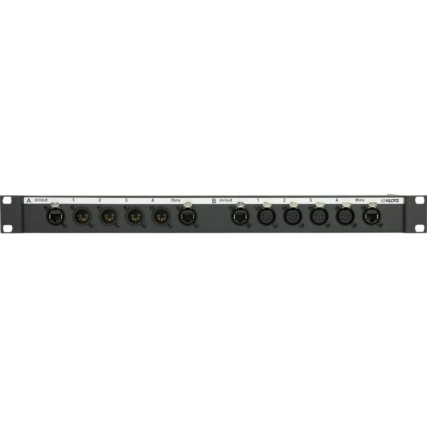 Klotz CLDMX44R - CATLink 2 x négycsatornás DMX stagebox Klotz CLDMX44R - CATLink 2 x négycsatornás DMX stagebox