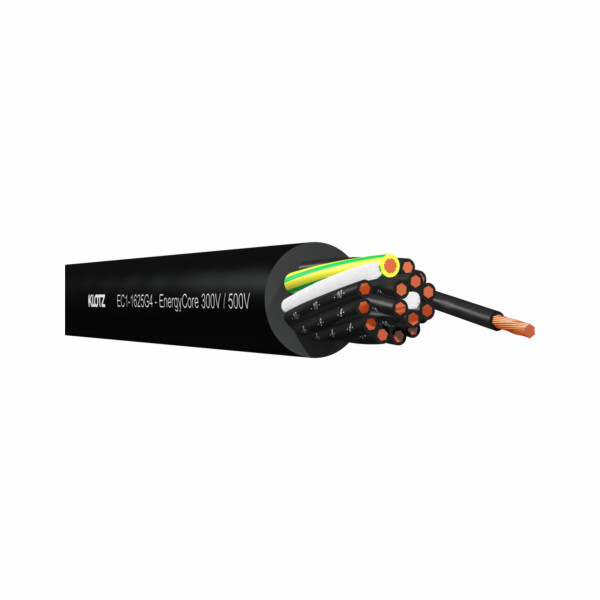 Klotz EC1-1625G4 - EnergyCore, hajlékony multicore tápkábel, 16 x 2,5 mm2 + 1 x 4 mm2, 300/500 V (PE)-PVC Klotz EC1-1625G4 - EnergyCore, hajlékony multicore tápkábel, 16 x 2,5 mm2 + 1 x 4 mm2, 300/500 V (PE)-PVC