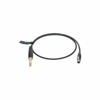 Klotz KSH-302P - prémium hangszerkábel a Shure bodypack adókhoz, mini XLR 4p - monó 6,35 jack, aranyozott