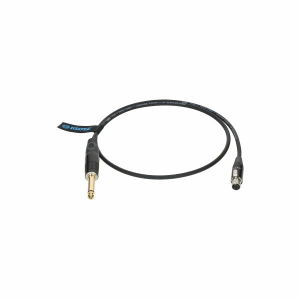 Klotz KSH-302P - prémium hangszerkábel a Shure bodypack adókhoz, mini XLR 4p - monó 6,35 jack, aranyozott Klotz KSH-302P - prémium hangszerkábel a Shure bodypack adókhoz, mini XLR 4p - monó 6,35 jack, aranyozott