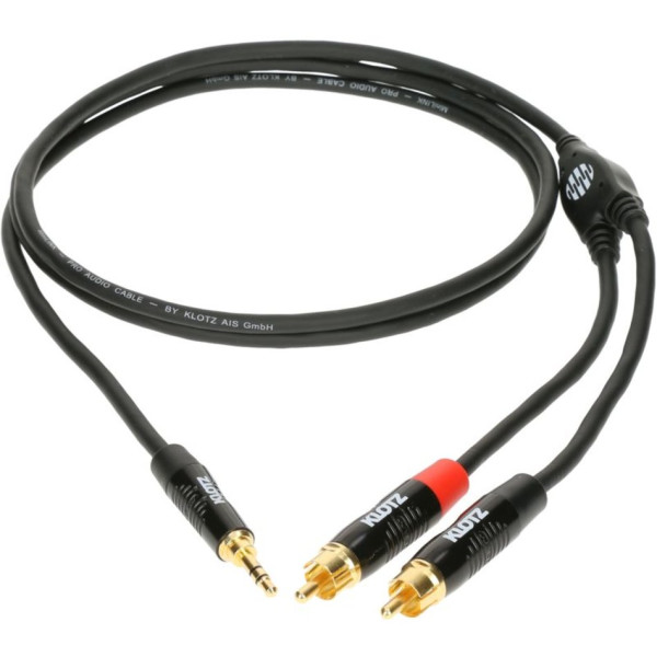 Klotz KY7-300 - Y kábel, JACK-RCA, 3 m